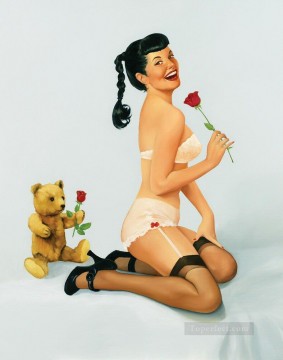 Pin up Painting - fiona stephenson gallery 1 2 pin up
